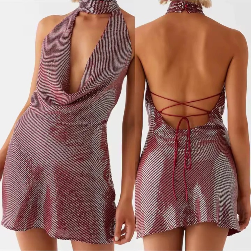 Nora Cowl Neck Dress